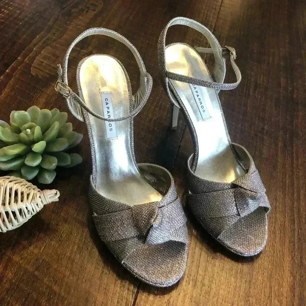 Caparros | Champagne Shimmer Dress Sandals